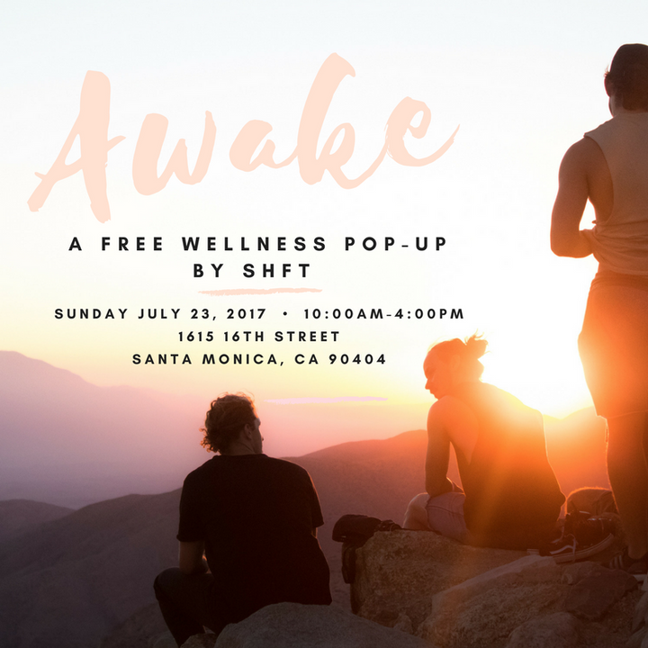 Join PERSU and SHFT for a complimentary wellness pop-up in Los Angeles!